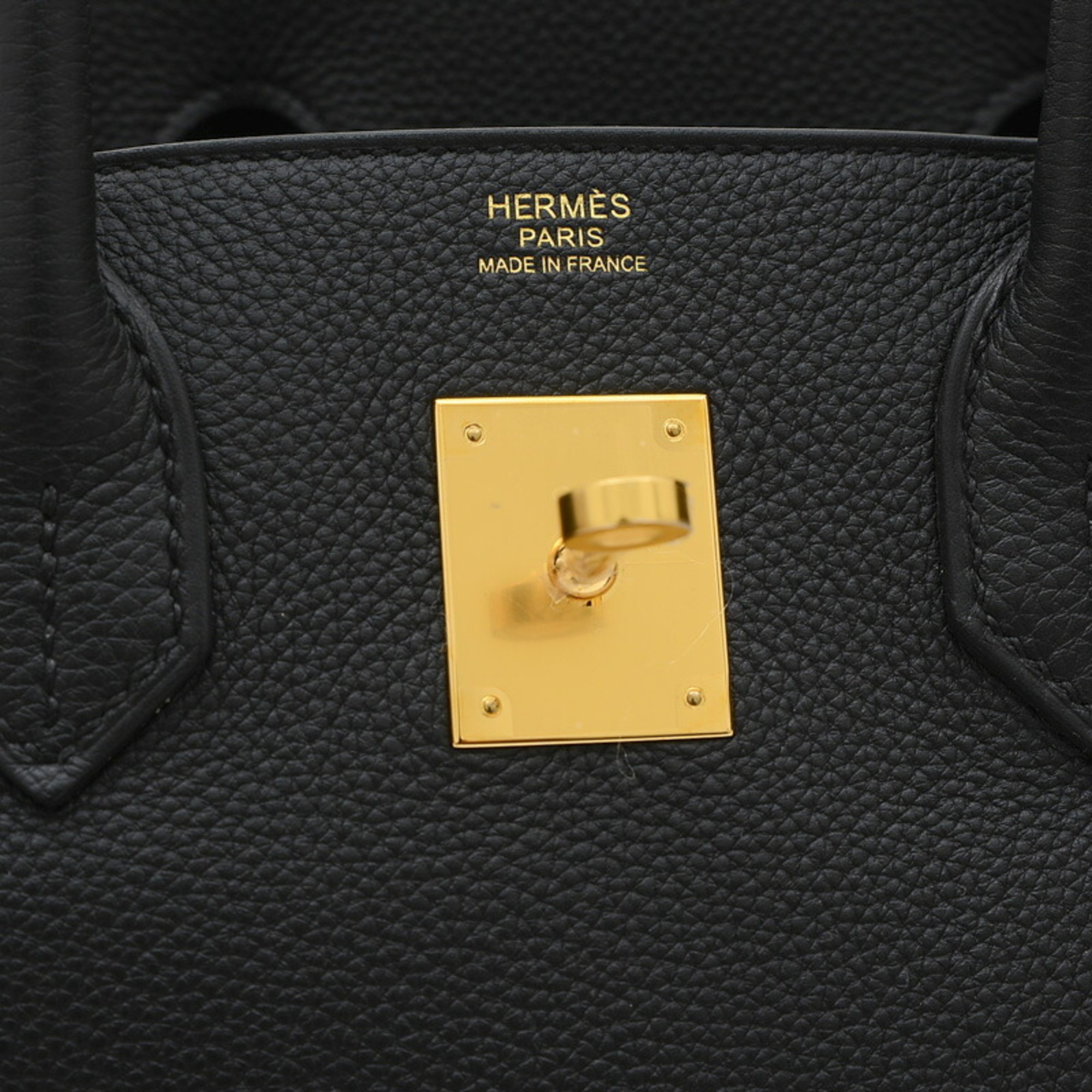 Hermes Birkin 30 Handbag Togo Black U Stamp