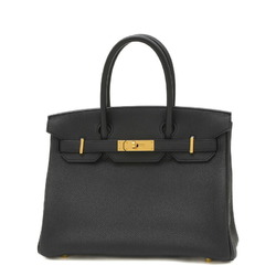 Hermes Birkin 30 Handbag Togo Black U Stamp