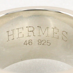Hermes Candy Ring, size 6, ring, 925 silver, light blue, approx. 9.0g, women's