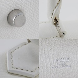 Hermes HERMES Sac Anvi 26 Handbag Veau Epsom 2007 White □K A5 Double Women's