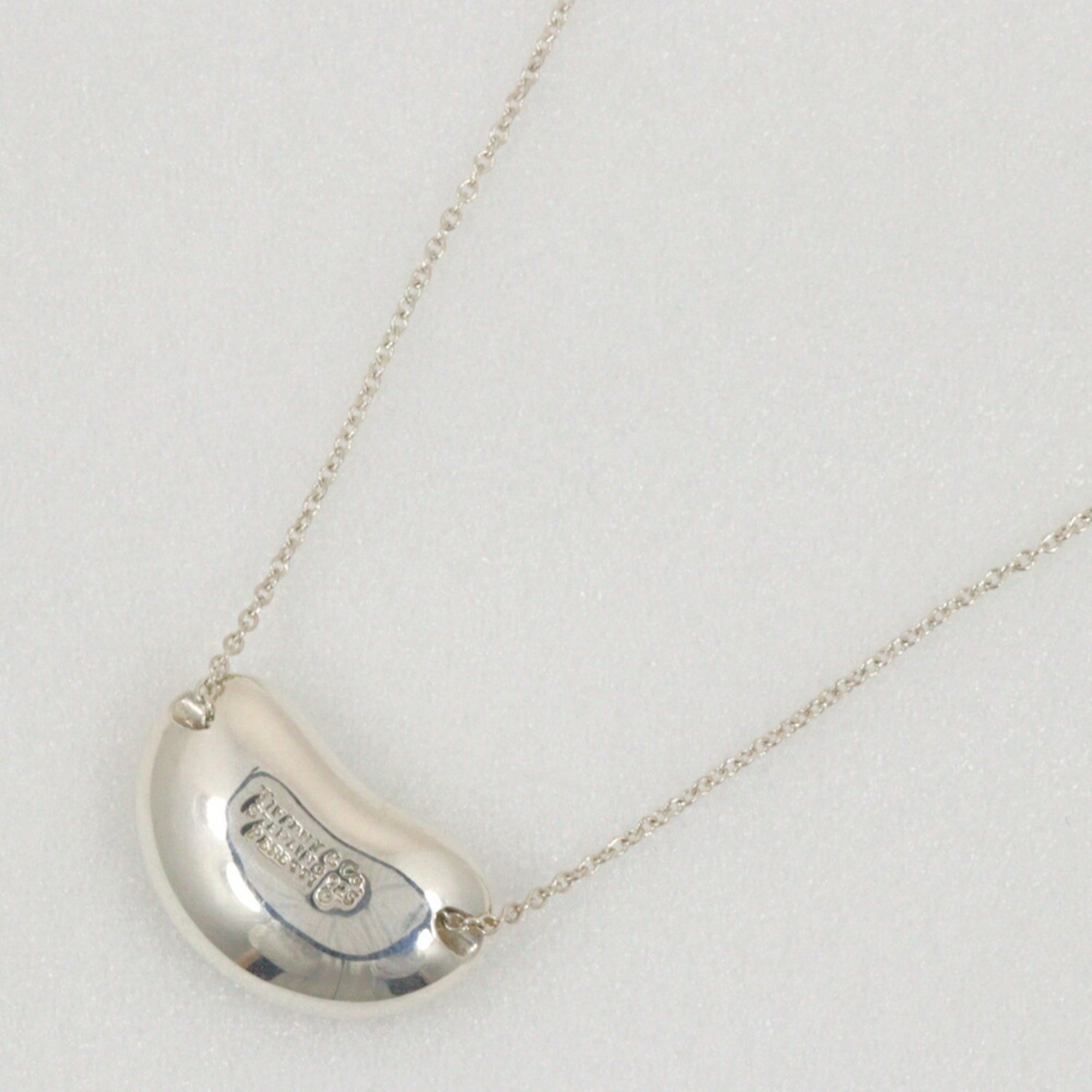 Tiffany & Co. Bean Necklace, Silver 925, Approx. 7.9g, Bean, Women's