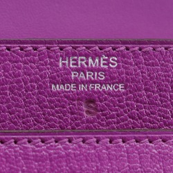 Hermes HERMES Veru Clutch Bag C PN 005 IT Chevre Magnolia Pink Flap Women's