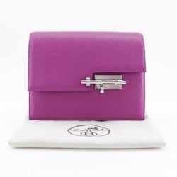 Hermes HERMES Veru Clutch Bag C PN 005 IT Chevre Magnolia Pink Flap Women's