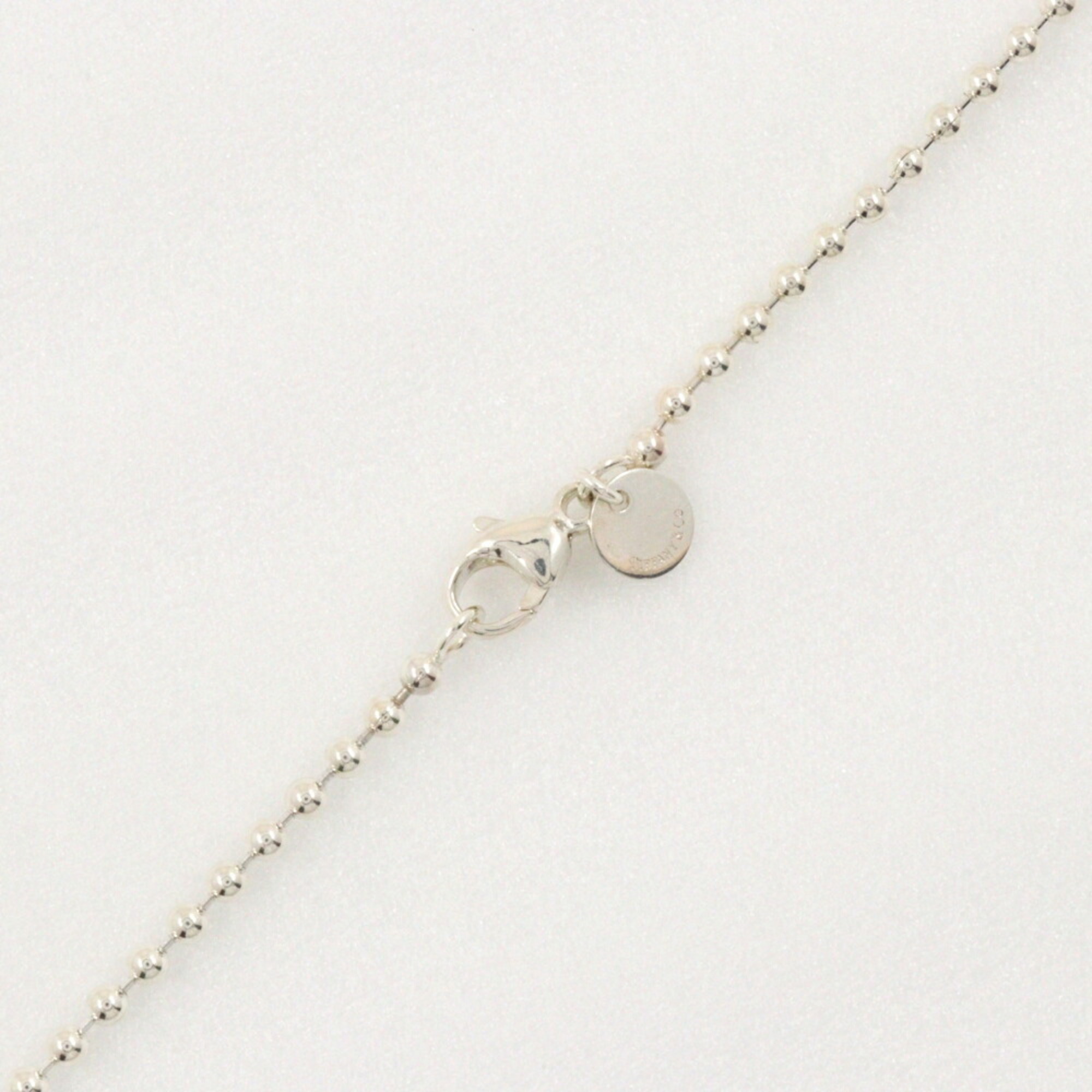Tiffany & Co. Return to Necklace Heart Tag Ball Chain Silver 925 Made in USA M10113 Approx. 22.5g TIFFANY Women's