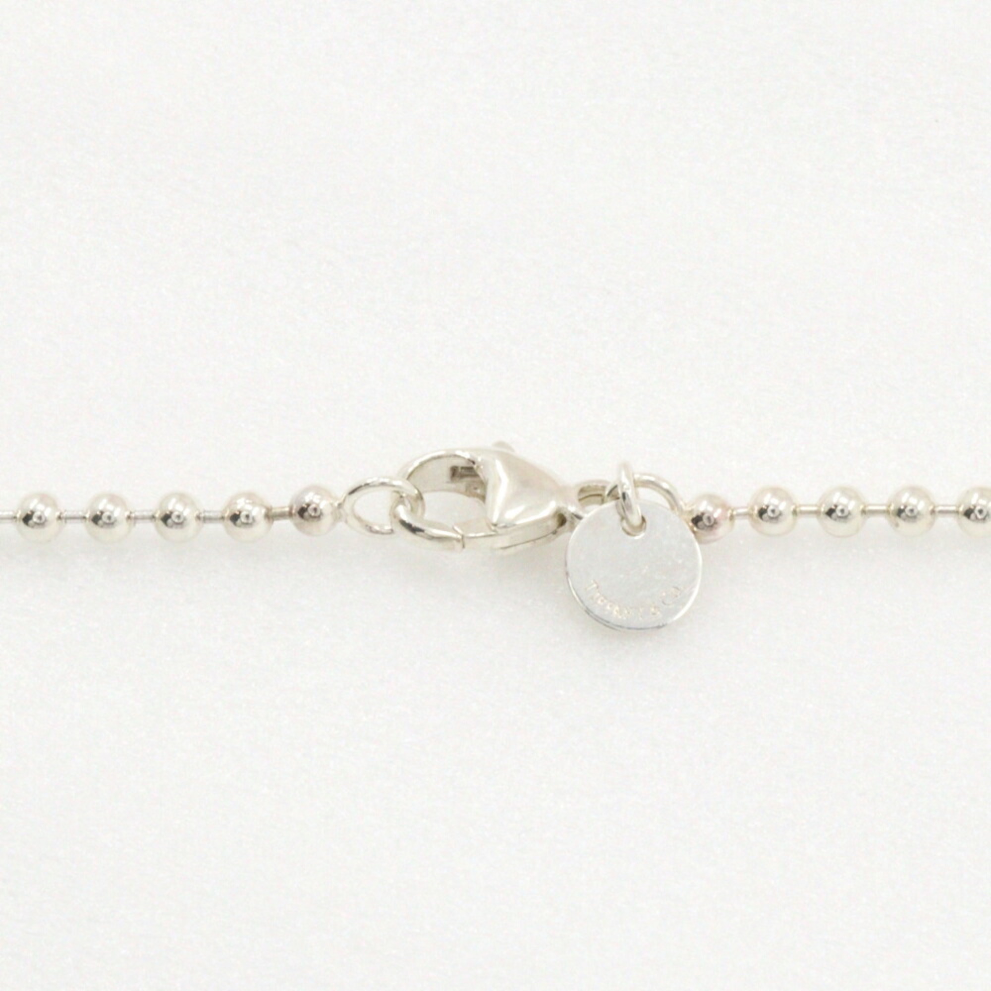 Tiffany & Co. Return to Necklace Heart Tag Ball Chain Silver 925 Made in USA M10113 Approx. 22.5g TIFFANY Women's