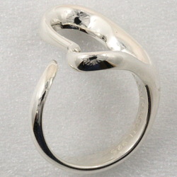 Tiffany & Co. Heart Ring Size 10, Silver 925, Approx. 5.7g, Open Heart, Women's