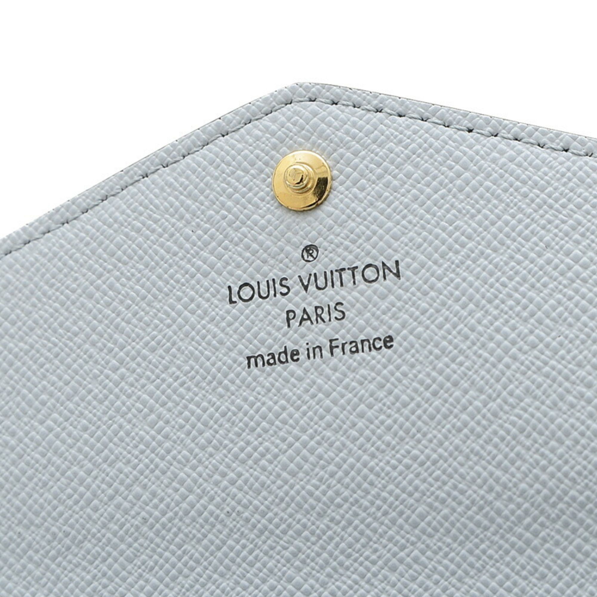 Louis Vuitton Monogram Portefeuille Sarah NM Long Wallet Blue Olympus M83580