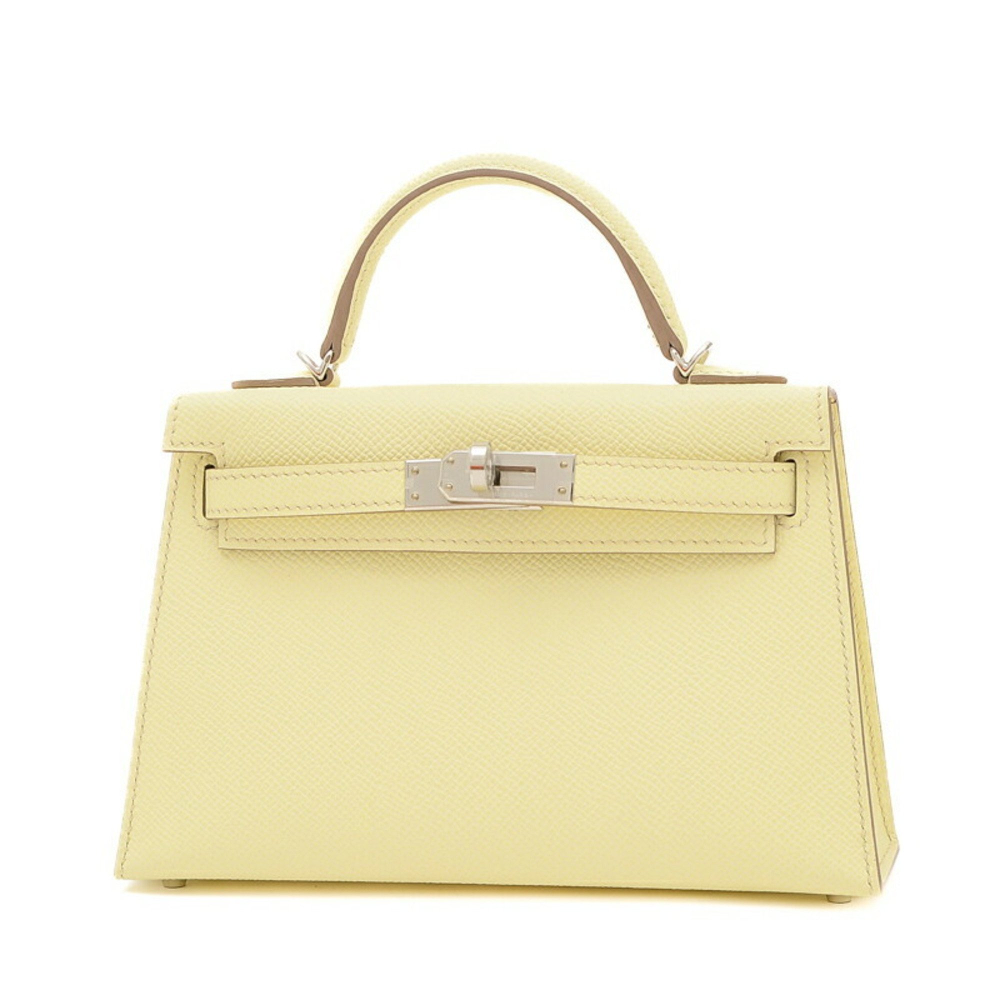 Hermes Kelly Do 2 Handbag Epson Jaune Milton B Stamp