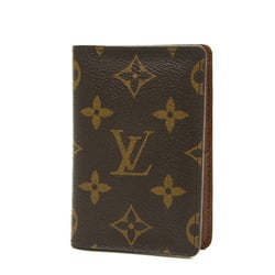 Louis Vuitton Monogram Organizer de Poche Business Card Holder/Card Case M61732 with Initials