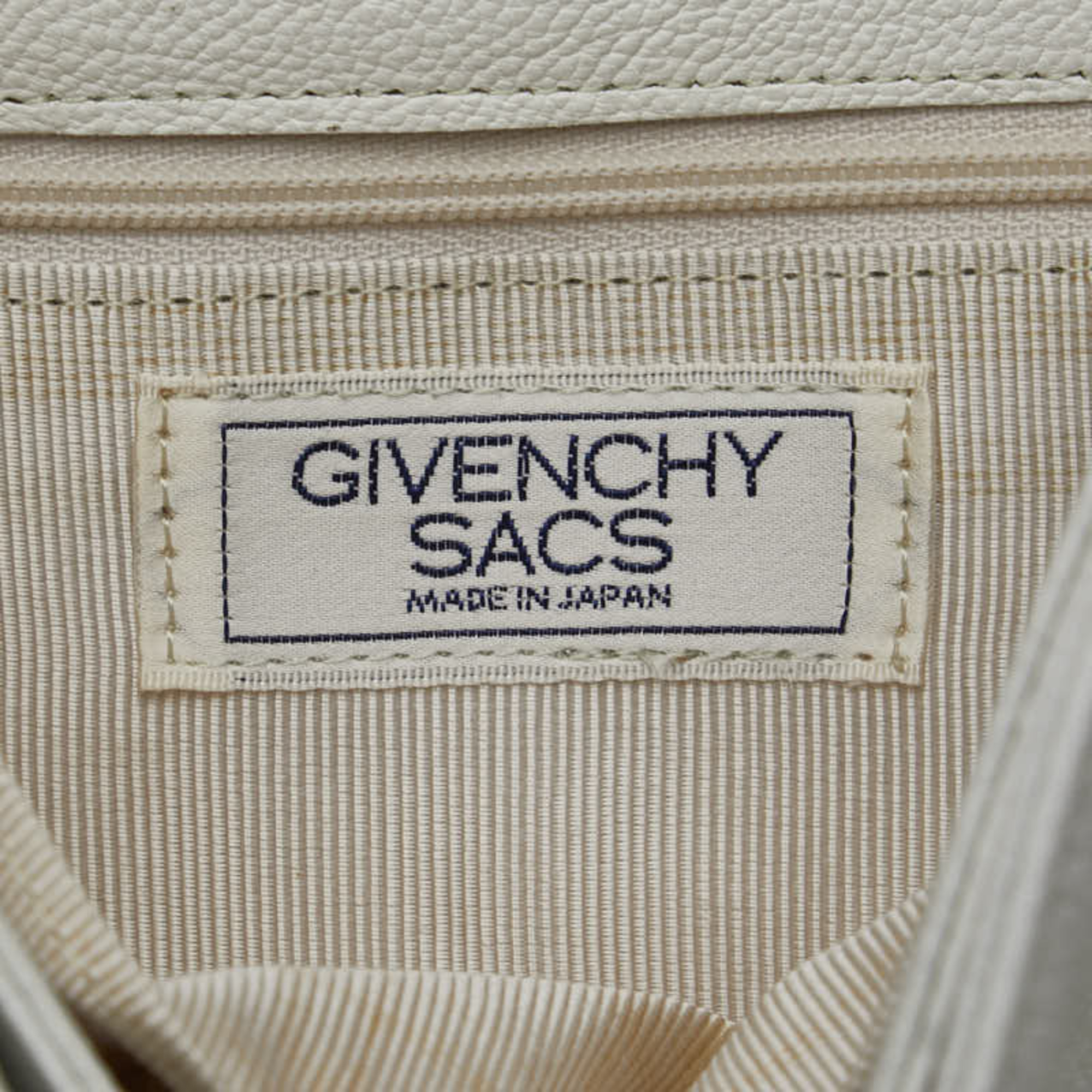 Givenchy 4G Shoulder Bag White Leather Women's
