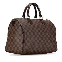 Louis Vuitton Damier Speedy 30 Handbag Boston Bag N41531 Ebene Brown PVC Leather Women's LOUIS VUITTON