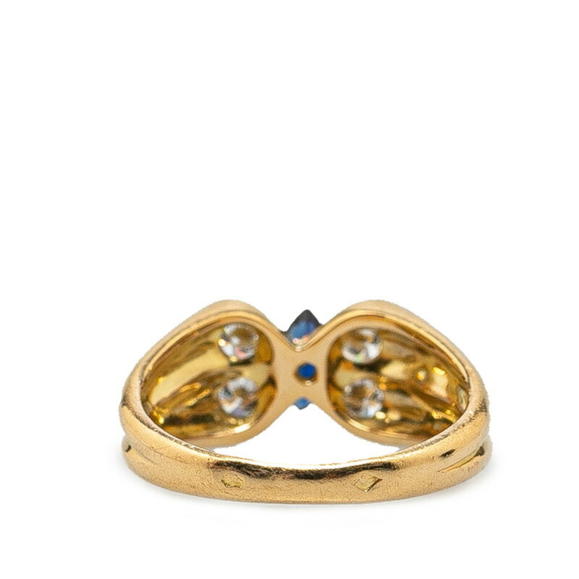 Van Cleef & Arpels Butterfly motif ring, K18YG yellow gold, for women,