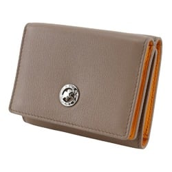 HUNTING WORLD Tri-fold wallet, leather, brown, snap button, women's, H141624922