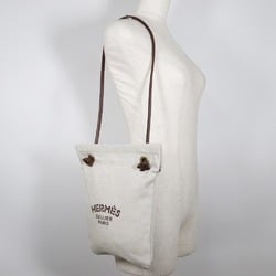 Hermes Sac Aline PM Shoulder Bag Cotton A5 Snap Button Unisex