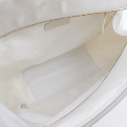 CHANEL Marshmallow Handbag A24227 Canvas Beige/White A5 Women's