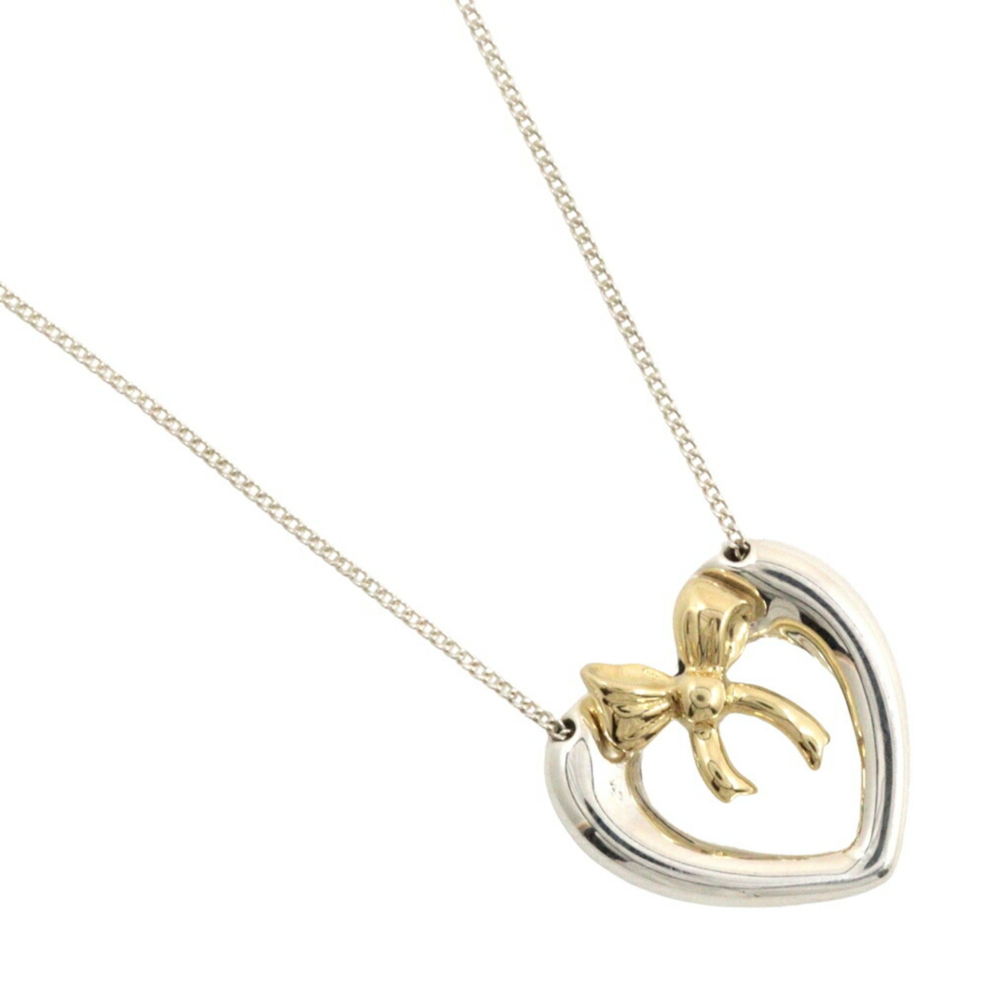Tiffany & Co. Necklace, 925 silver x 18K yellow gold, heart, approx. 4.7g, for women