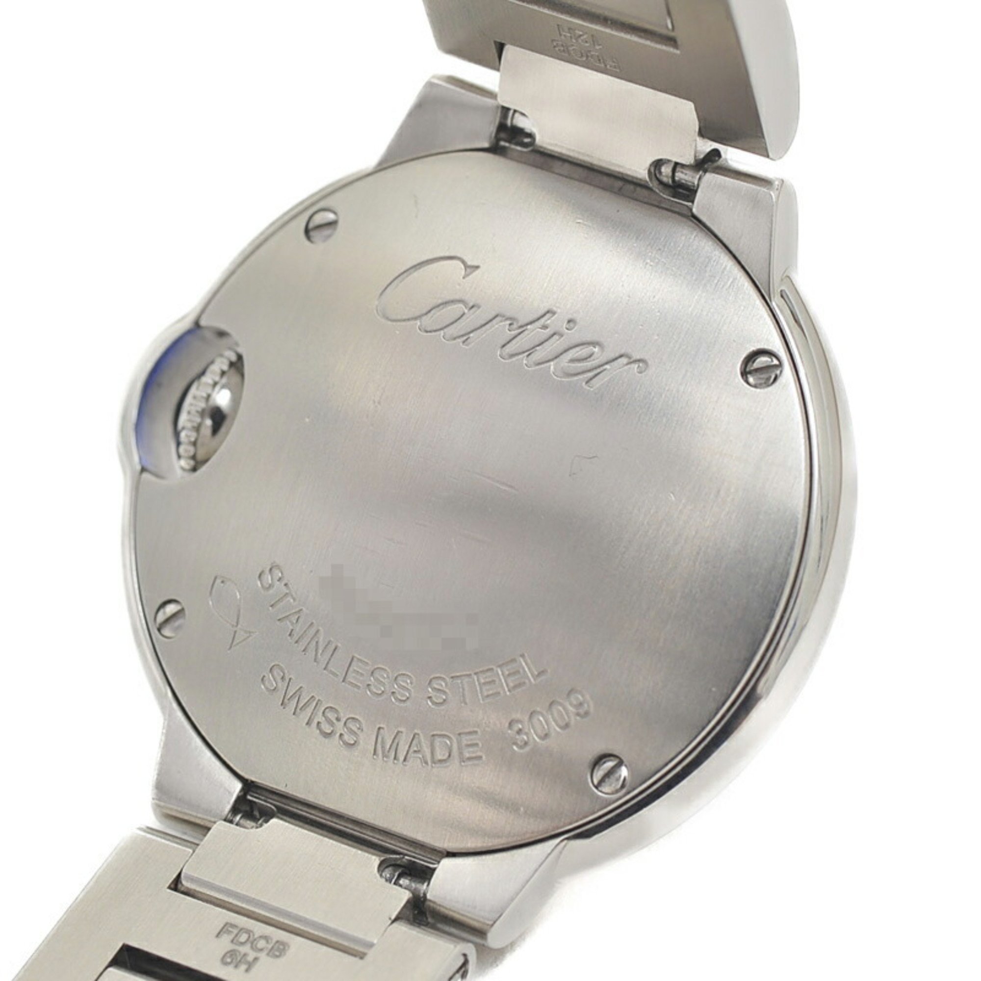 Cartier Ballon Bleu SM Watch for Women, Silver Dial, 11P Diamond, SS Quartz, WE902073