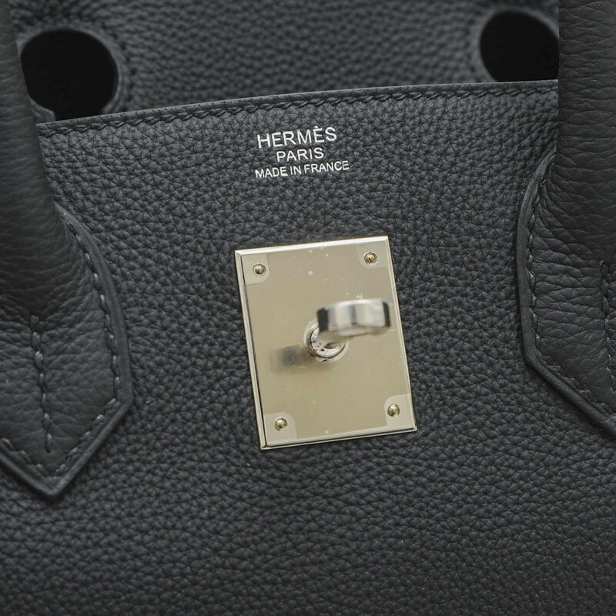 Hermes Birkin 30 Handbag Togo Black U Stamp