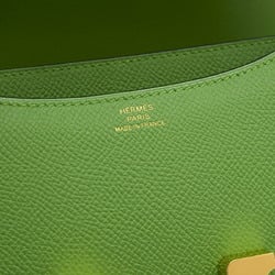 Hermes Constance 18 Miroir Shoulder Bag Epson Vert Yucca W Engraved