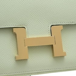 Hermes Constance 18 Miroir Shoulder Bag Epson Vert Fizz Champagne Gold B Stamp