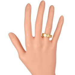 Tiffany & Co. T TWO Narrow Ring, Diamond, Size 16, K18YG, Women's