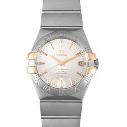 OMEGA 123.20.35.20.02.003 Constellation Co-Axial Watch Automatic Silver Dial SS x K18RG Men's