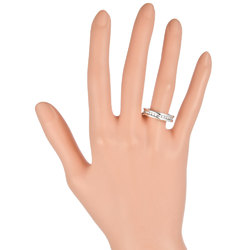BVLGARI B.Zero1 Ring Diamond #50 K18WG Ladies