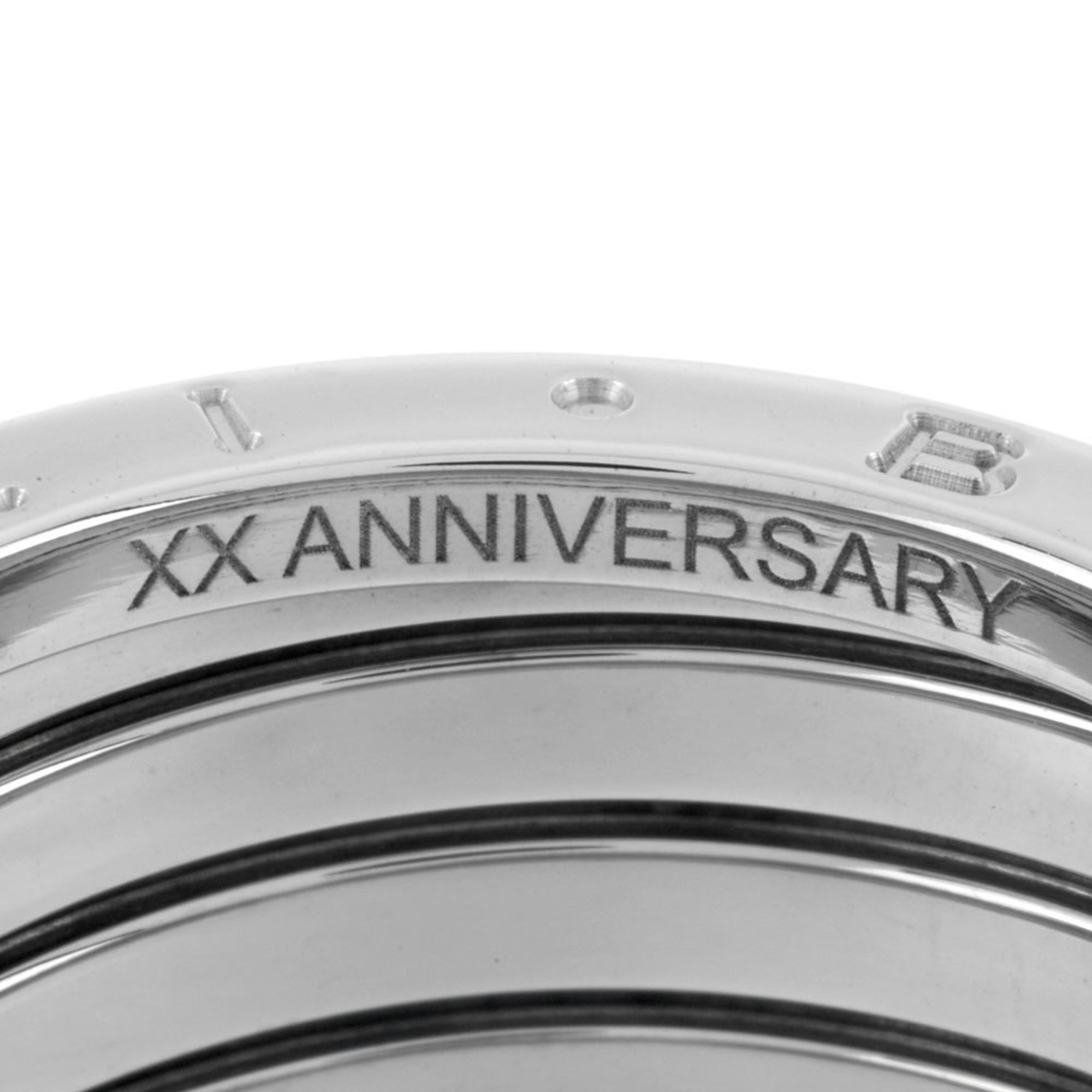 BVLGARI B.Zero1 5-Band Ring #63 K18WG XX ANNIVERSARY 20th Anniversary Model