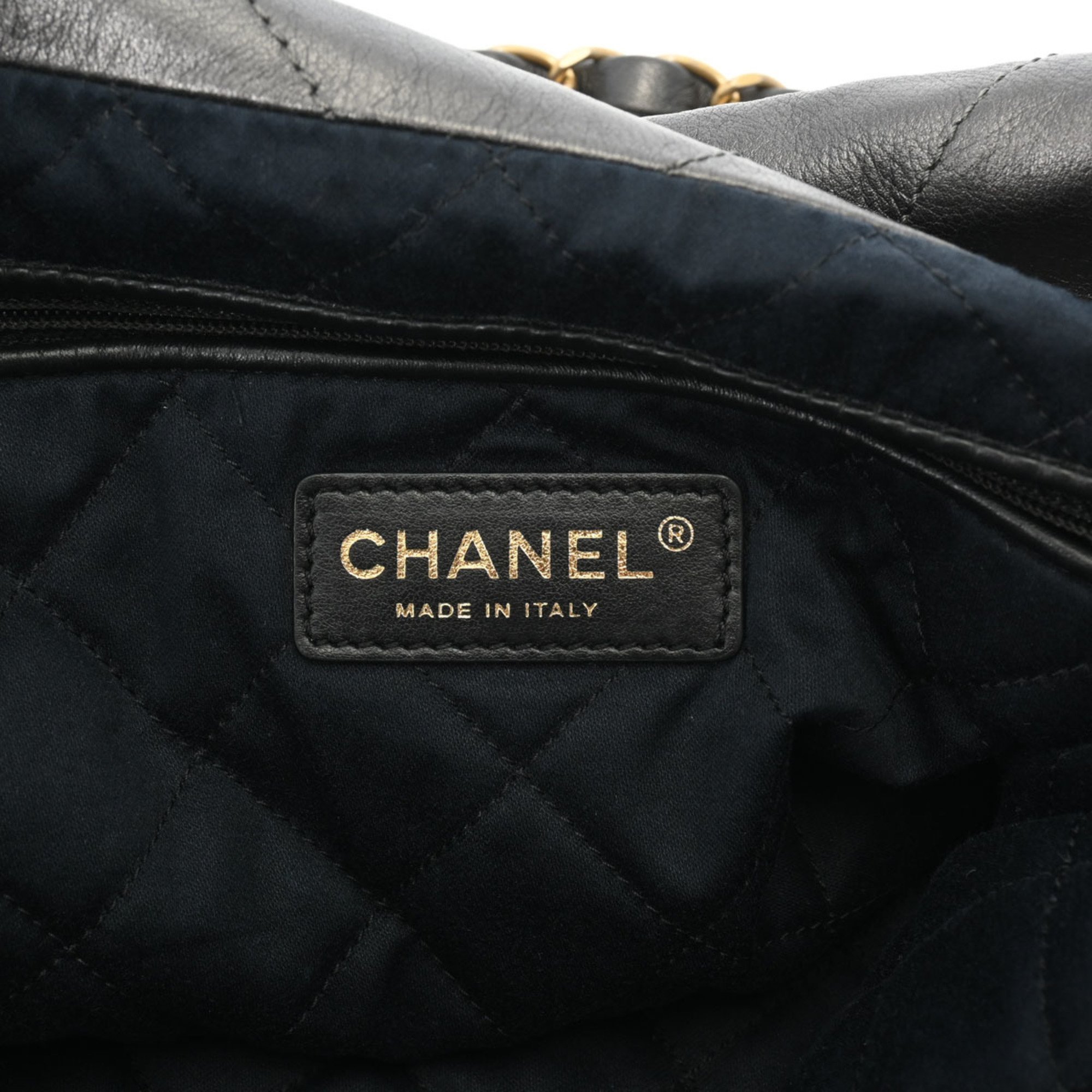 CHANEL Chanel 22 Small Handbag Silver Grey AS3260 Women's Calfskin