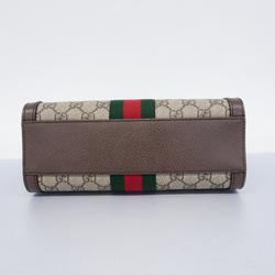 Gucci handbag Ophidia 547551 leather brown ladies