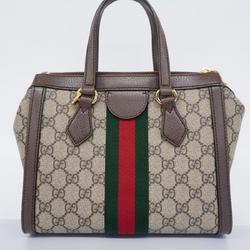 Gucci handbag Ophidia 547551 leather brown ladies