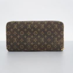 Louis Vuitton Long Wallet Monogram Lan Zippy M95235 Ebene Ladies