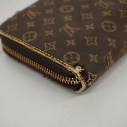 Louis Vuitton Long Wallet Monogram Lan Zippy M95235 Ebene Ladies