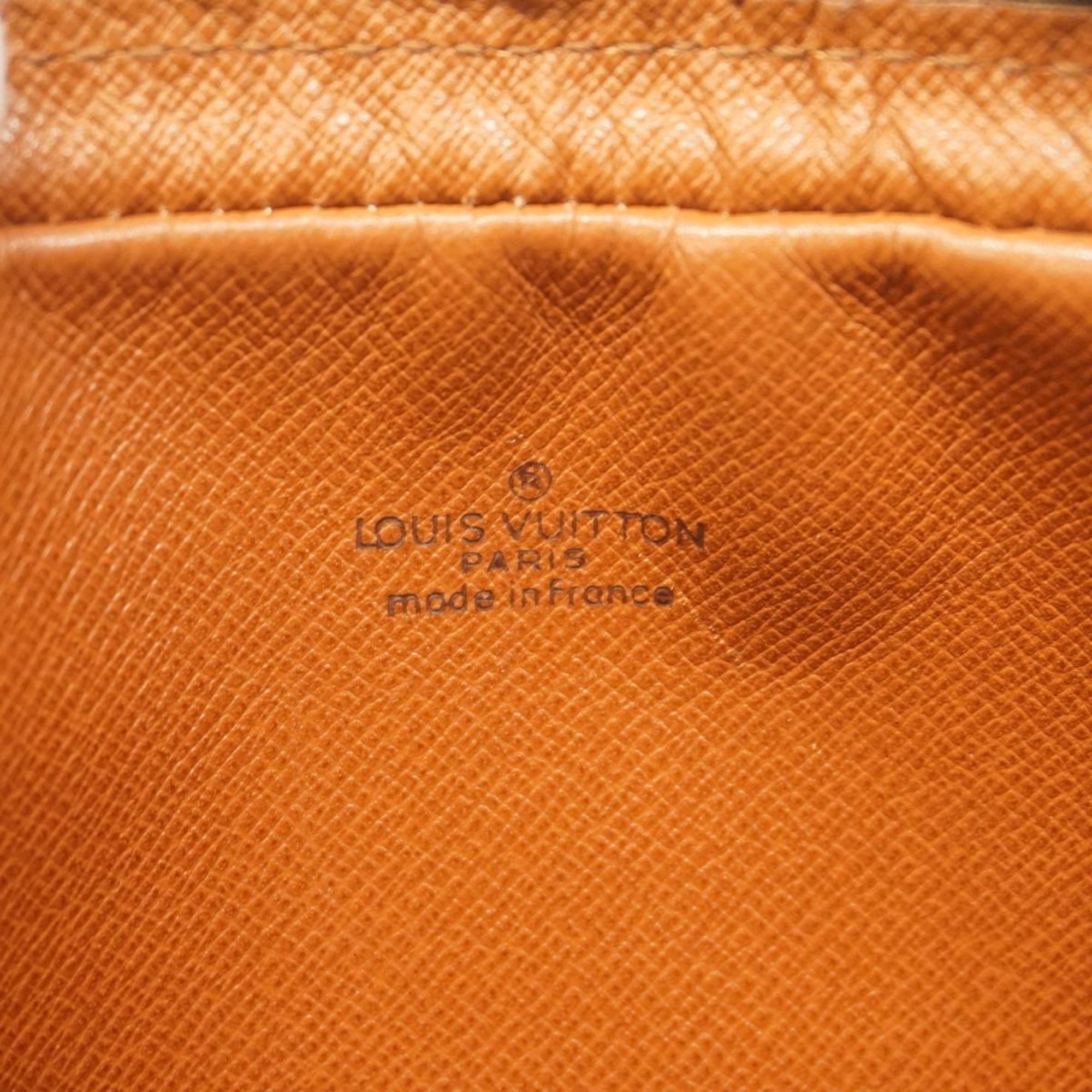 Louis Vuitton Clutch Bag Monogram Marly Dragonne PM M51827 Brown Men's