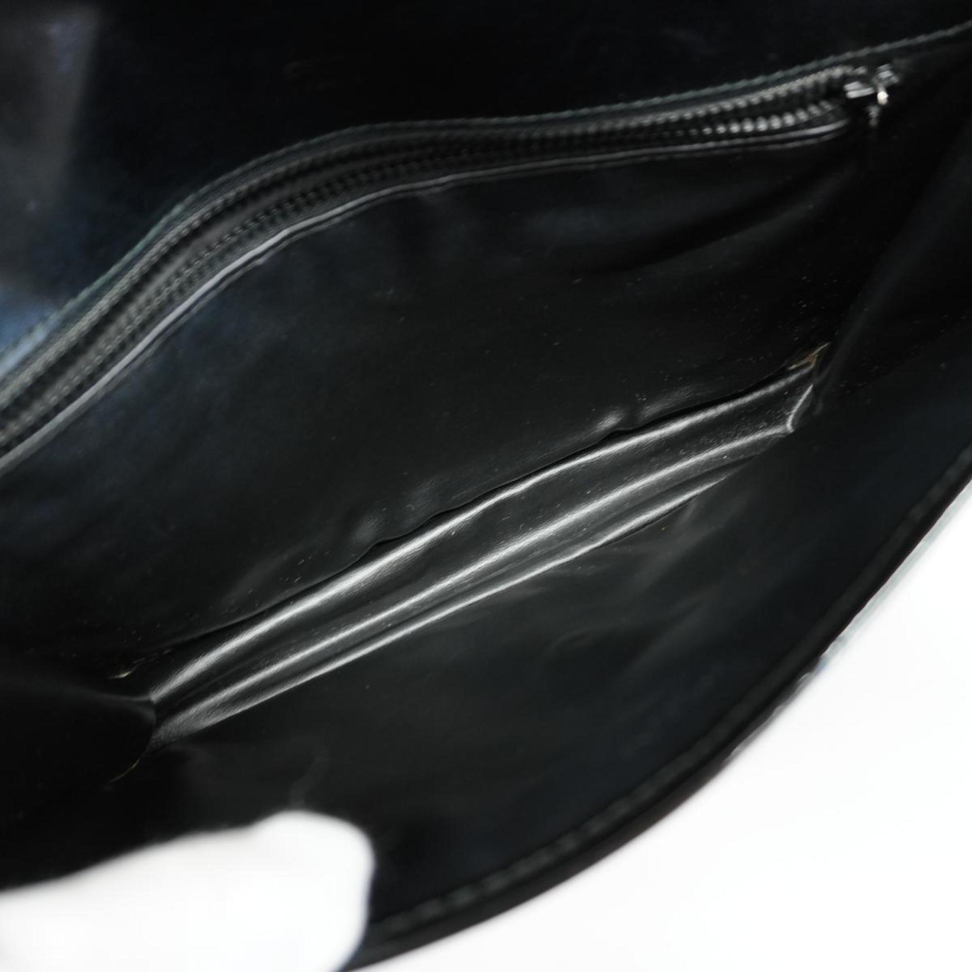 Celine clutch bag in macadam canvas black for women