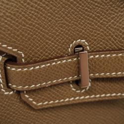 Hermes handbag Birkin 25 Verso special order R stamped Epsom leather Tosca for women