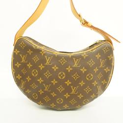 Louis Vuitton Handbag Monogram Croissant MM M51512 Brown Ladies