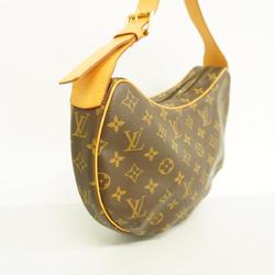 Louis Vuitton Handbag Monogram Croissant MM M51512 Brown Ladies