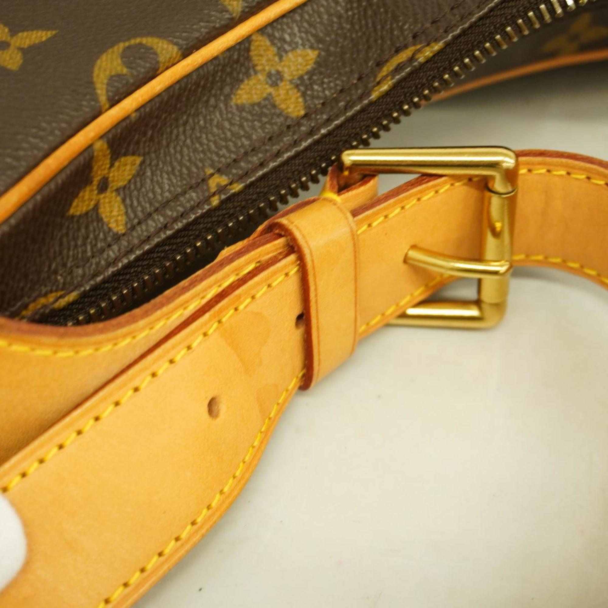 Louis Vuitton Handbag Monogram Croissant MM M51512 Brown Ladies