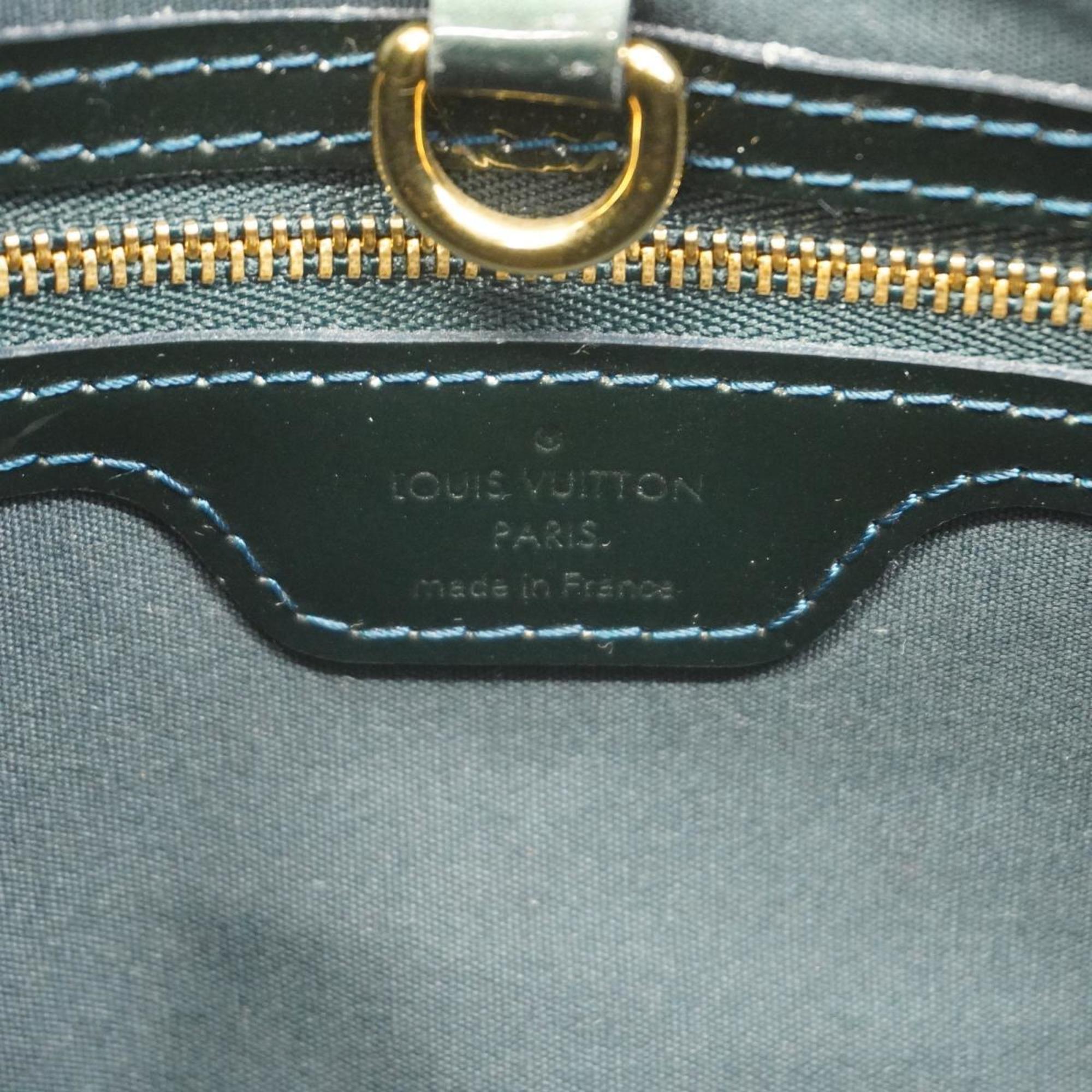 Louis Vuitton Handbag Vernis Wilshire PM M93684 Blue Nuit Ladies