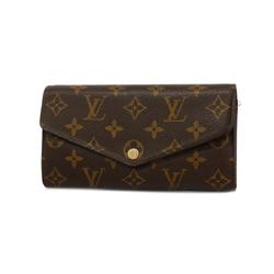 Louis Vuitton Long Wallet Monogram Portefeuille Sarah M60531 Brown Men's Women's