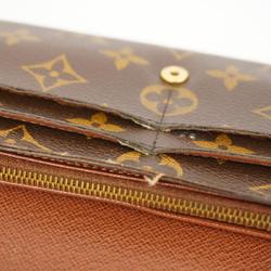 Louis Vuitton Long Wallet Monogram Portefeuille Sarah M60531 Brown Men's Women's