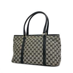 Gucci Tote Bag GG Canvas 257302 Black Women's