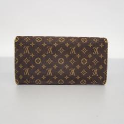 Louis Vuitton Long Wallet Monogram Lan Portefeuille Sarah M95234 Ebene Ladies