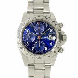 Tudor Chrono Time Prince Date 79280 Men's Watch Blue Automatic Self-Winding time