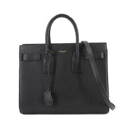 Saint Laurent Sac De Jour 2way hand shoulder bag leather black 355153