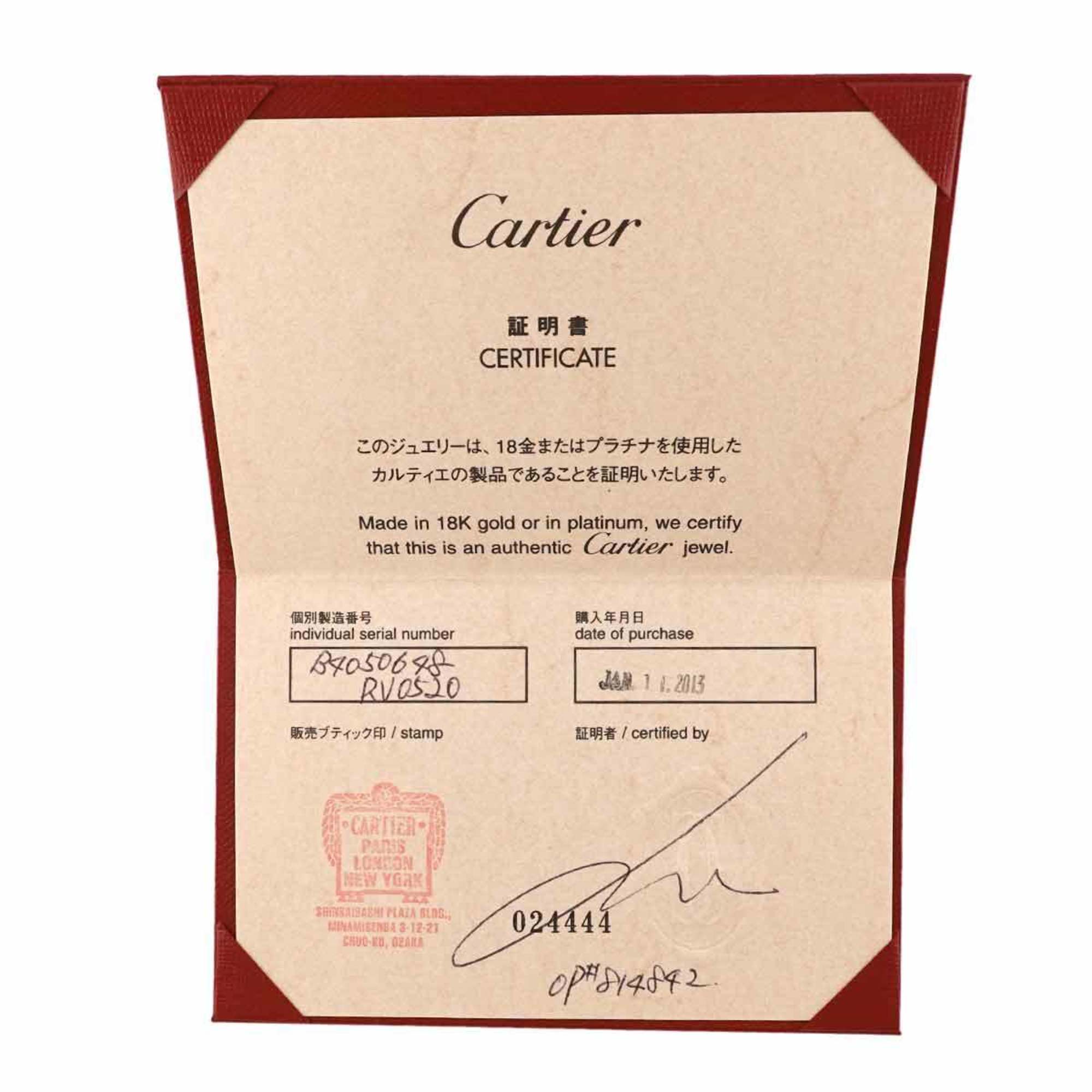 Cartier Love #48 Full Diamond Ring K18 WG White Gold 750 Mini