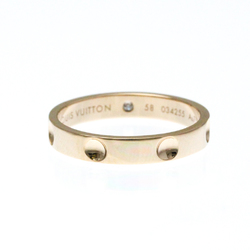 Louis Vuitton Petitburg Emplant Ring Pink Gold (18K) Fashion No Stone Band Ring Pink Gold