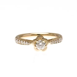 Chanel Camellia Engagement Ring Pink Gold (18K) Fashion Diamond Band Ring Pink Gold