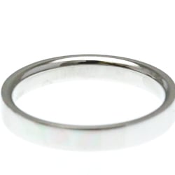 Tiffany Flat Band Ring Platinum Fashion No Stone Band Ring Silver